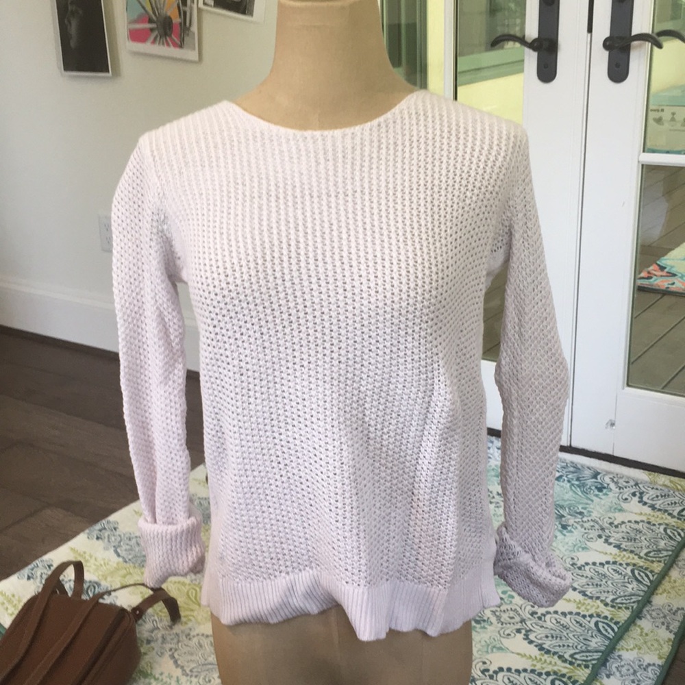light pink sweater